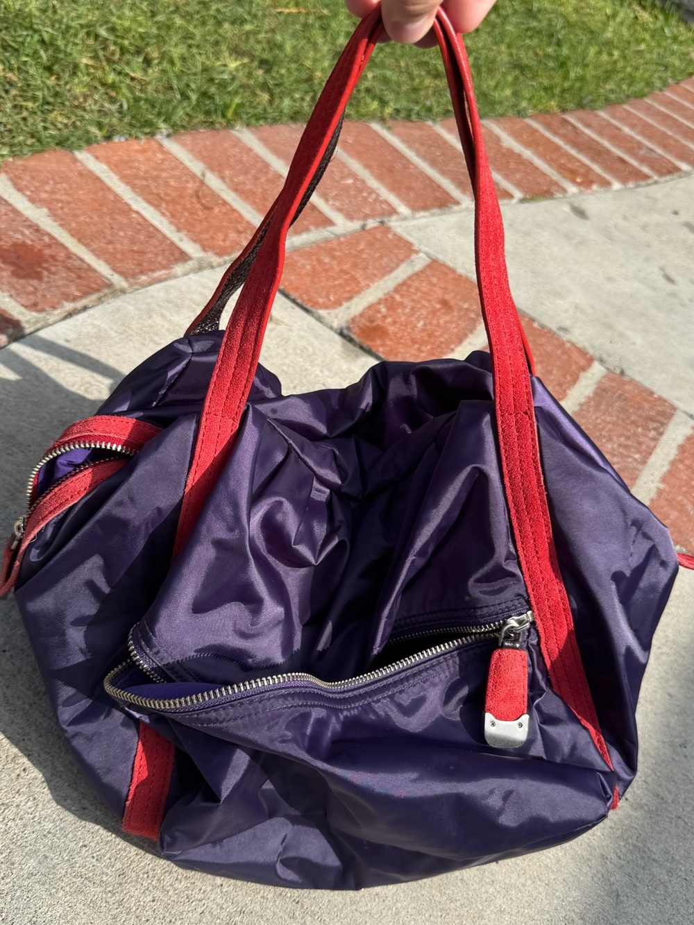 vintage DKNY nylon slouchy tote